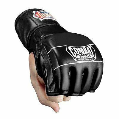 Combat Sports MMA Competition Fight Gloves - Black 2 Combat Sports MMA Competition Fight Gloves - Black - Image 2