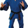 Blue Kimono Jiu Jitsu Judo Uniform Gi Youth & Adult Student Sizes