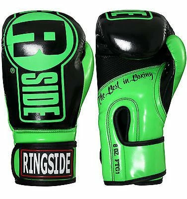 Ringside Apex Bag Gloves Boxing Kickboxing Muay Thai Training Gloves Neon Green 1 Ringside Apex Bag Gloves Boxing Kickboxing Muay Thai Training Gloves Neon Green