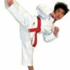 Student Karate Uniform Gi W/ White Belt Child Adult Size Gear Taekwondo Supplies