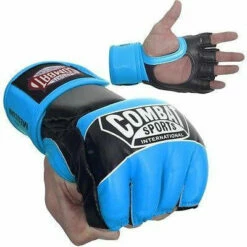 Combat Sports Pro Style MMA Training Competition Gloves - Electric Blue