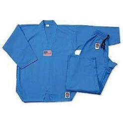 ProForce Gladiator 7.5 Oz. Tae Kwon Do TKD Uniform Gi - Blue