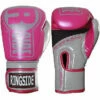 Ringside Apex Womans Boxing Gloves Kickboxing Fitness Bag Gloves - Pink/Grey
