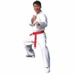V-Neck Student Taekwondo Uniform Gi W/ White Belt