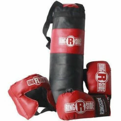 Ringside Youth Boxing Set, Gloves, Headgear, Punching Bag - Kids Training Gear