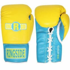 Ringside Boxing Ultimate Pro Fight Gloves - Yellow / Blue