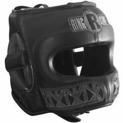 Ringside Boxing Youth Face Saver MMA Sparring Headgear - Black