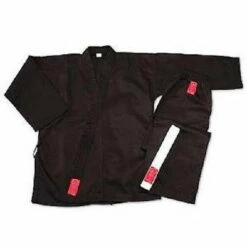 ProForce Gladiator 7.5 Oz. Medium Weight Uniform Gi - Black With White Belt