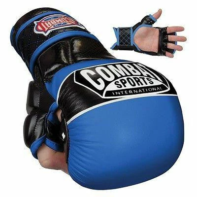 Combat Sports Max Strike MMA Training Gloves - Blue 1 Combat Sports Max Strike MMA Training Gloves - Blue