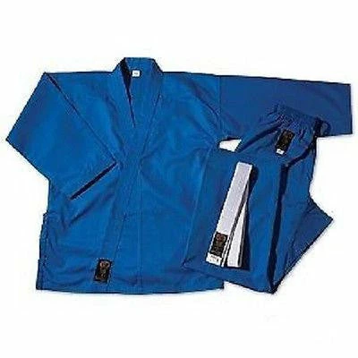 ProForce Gladiator Student Karate Uniform Gi W/ Belt Adult Child - Blue 1 ProForce Gladiator Student Karate Uniform Gi W/ Belt Adult Child - Blue