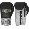 Ringside Boxing Ultimate Pro Fight Gloves - Black / Silver