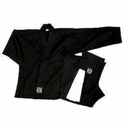 Lightweight Karate Student Uniform 6 Oz Gi Gear - Black