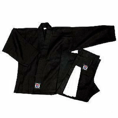 Lightweight Karate Student Uniform 6 Oz Gi Gear - Black 1 Lightweight Karate Student Uniform 6 Oz Gi Gear - Black