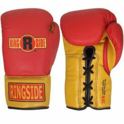 Ringside Boxing Ultimate Pro Fight Gloves - Red / Gold