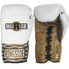Ringside Boxing Ultimate Pro Fight Gloves - White / Brown