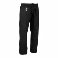 ProForce Gladiator 8 Oz. Combat Karate Pants With Back Pocket - Black