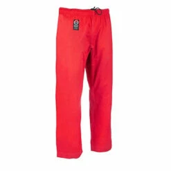 ProForce Gladiator 8 Oz. Combat Karate Pants With Back Pocket - Red
