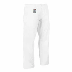 ProForce Gladiator 8 Oz. Combat Karate Pants With Back Pocket - White