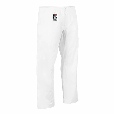 ProForce Gladiator 8 Oz. Combat Karate Pants With Back Pocket - White 1 ProForce Gladiator 8 Oz. Combat Karate Pants With Back Pocket - White