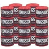 Ringside Boxing Handwraps 10 Pack MMA Kickboxing Muay Thai Hook & Loop Red