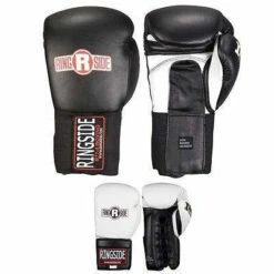 Ringside IMF Tech Boxing Gloves Training Sparring Gear Black White 14 16 18 Oz