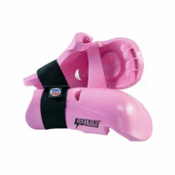 ProForce Lightning Karate Sparring Gloves Punches Kids Youth And Adult - Pink