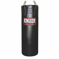 Ringside Soft Filled Leather 65 Lb Heavy Bag With Chain And Swivel