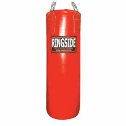 Ringside Soft Filled Leather 65 Lb Heavy Bag With Chain And Swivel -boxing supplies shop RingsideSoftFilledLeather65lbHeavyBagwithChainandSwivelred