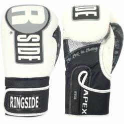 Ringside Apex Flash Sparring Training Boxing Gloves 13 Ringside Apex Flash Sparring Training Boxing Gloves -boxing supplies shop Ringside Apex Flash Sparring Training Boxing Gloves white black