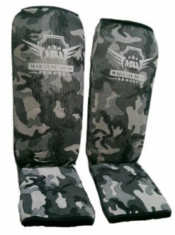 Martial Arts Armory Elastic Cloth Shin Guards - Camo