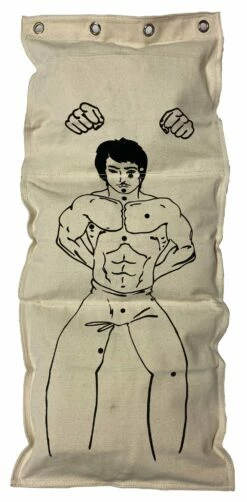 Sedroc Canvas Wall Mount Punch Bag Makiwara With Strike Points