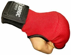 Sedroc Boxing GEL Hand Wrap Inner Gloves Fist Wraps - Red