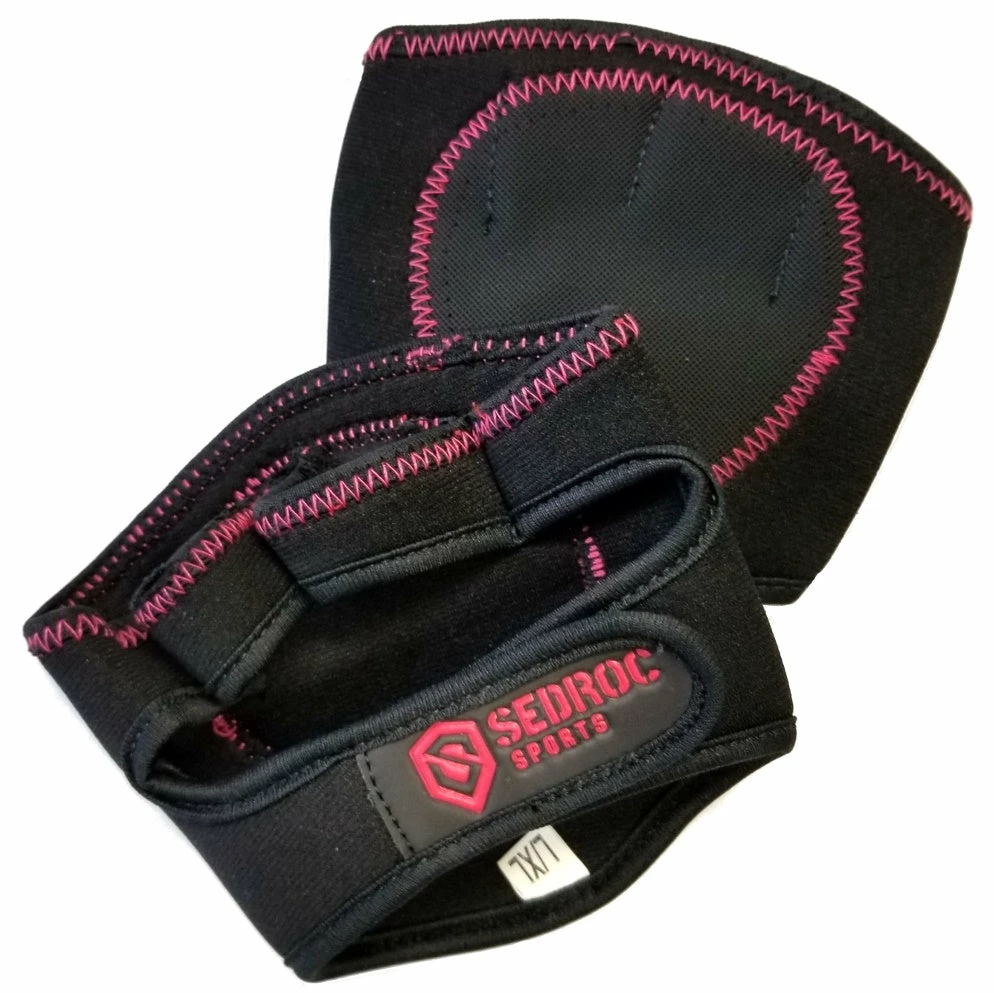 Sedroc Weight Lifting Gripper Gloves Callus Guards For Workout Gym Training Palm Protection - Pink 1 Sedroc Weight Lifting Gripper Gloves Callus Guards For Workout Gym Training Palm Protection - Pink