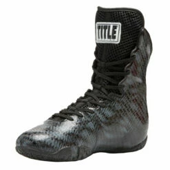 TITLE Predator Boxing Shoes 15 TITLE Predator Boxing Shoes -boxing supplies shop title predator boxing shoes black 2
