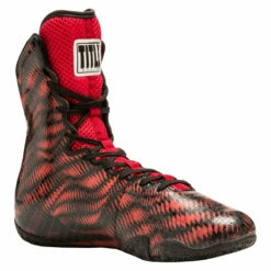 TITLE Predator Boxing Shoes 21 TITLE Predator Boxing Shoes -boxing supplies shop title predator boxing shoes red 2