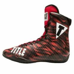 TITLE Predator Boxing Shoes 20 TITLE Predator Boxing Shoes -boxing supplies shop title predator boxing shoes red